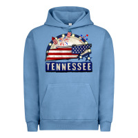 Pigment Pebble Blue tennessee 4th of july Urban Hoodie - CowGirlArtShop
