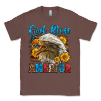 Chestnut God Bless America Classic Tee - LillyAllenDesigns
