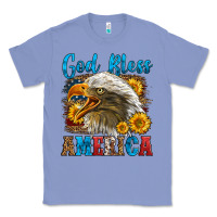 Colony Blue God Bless America Classic Tee - LillyAllenDesigns