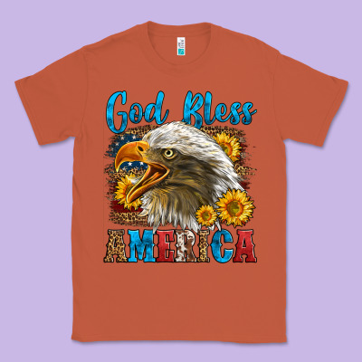 God Bless America Classic Tee Designed By Lillyallendesigns