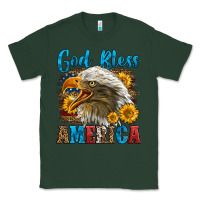 Sports Green God Bless America Classic Tee - LillyAllenDesigns