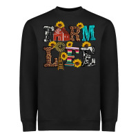 Black western farm life Heavyweight Sweatshirt - Artiststas