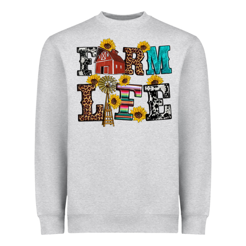 Western Farm Life Heavyweight Sweatshirt by Artiststas | Teevron