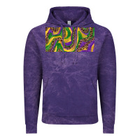 Cloud Purple Mardi gras colors with leopard Vintage Hoodie - RanaPortraitStore