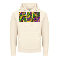 Vintage Artic Mardi gras colors with leopard Vintage Hoodie - RanaPortraitStore