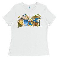 White louisiana coffee cups Ladies Tee - texasbilliewilder