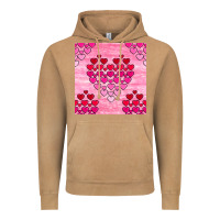 Vintage Camel valentines day hearts seamless pattern Vintage Hoodie - BundleAndBundleShop