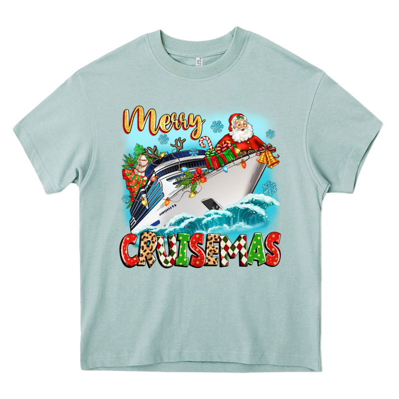 Merry Cruisemas Heavy Core Tee by Zillion Design Studio | Teevron