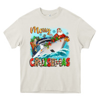 Cream merry cruisemas Heavy Core Tee - Zillion Design Studio