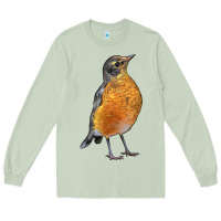 Matcha American Robin Bird Long Sleeve Tee - LillyAllenDesigns