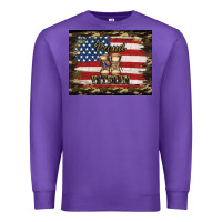 Purple proud veteran veterans day Premium Sweatshirt - Jasminsmagicworld