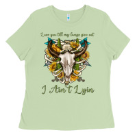 Matcha love you till my lungs give out i aint lying Ladies Tee - texasbilliewilder
