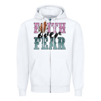 White faith over fear Zipper Hoodie - NancyCooperArtShop