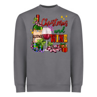 Storm Christmas and wine Heavyweight Sweatshirt - AdoDesignShop