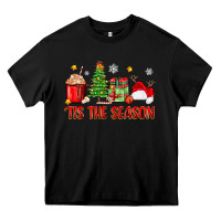 Black 'tis the season christmas Heavy Core Tee - Zillion Design Studio