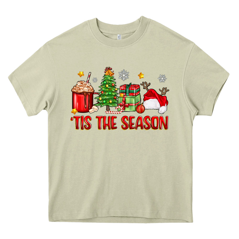 'tis The Season Christmas Heavy Core Tee by Zillion Design Studio | Teevron