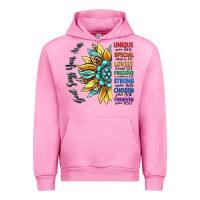 Fuchsia Pink god says you are unique Urban Hoodie - CowGirlArtShop