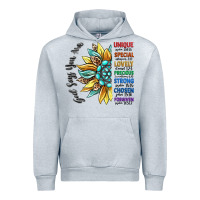 Heather Grey god says you are unique Urban Hoodie - CowGirlArtShop