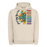 Pigment French Oak god says you are unique Urban Hoodie - CowGirlArtShop