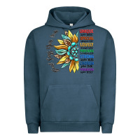 Pigment Midnight Navy god says you are unique Urban Hoodie - CowGirlArtShop