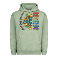 Pigment Oil Green god says you are unique Urban Hoodie - CowGirlArtShop