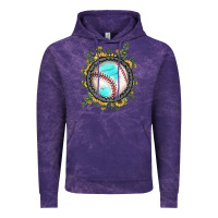 Cloud Purple baseball gemstone sunflower Vintage Hoodie - JahusDesignShop