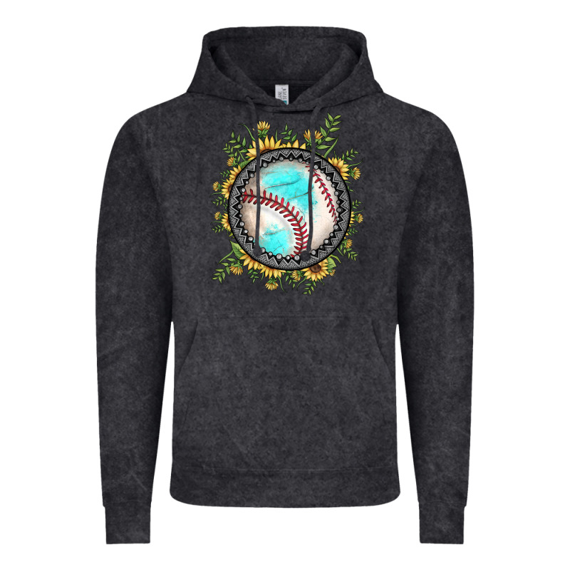 Baseball Gemstone Sunflower Vintage Hoodie by JahusDesignShop | Teevron