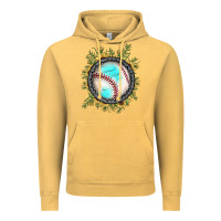 Vintage Mustard baseball gemstone sunflower Vintage Hoodie - JahusDesignShop