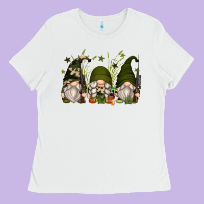 Hunter Gnomes Ladies Tee Designed By Zillion Design Studio