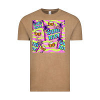 Vintage Coffee hello summer and beer seamless pattern Vintage Tee - BundleAndBundleShop