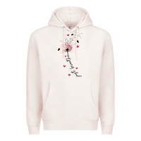 Pale Pink just breathe Premium Hoodie - JahusDesignShop