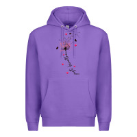 Purple just breathe Premium Hoodie - JahusDesignShop