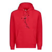Red just breathe Premium Hoodie - JahusDesignShop