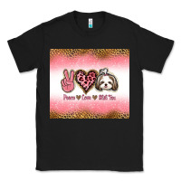 Black peace love shih tzu Classic Tee - Jasminsmagicworld