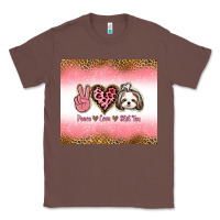 Chestnut peace love shih tzu Classic Tee - Jasminsmagicworld