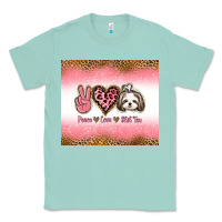 Seafoam peace love shih tzu Classic Tee - Jasminsmagicworld