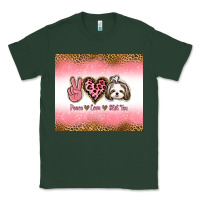 Sports Green peace love shih tzu Classic Tee - Jasminsmagicworld