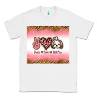 White peace love shih tzu Classic Tee - Jasminsmagicworld