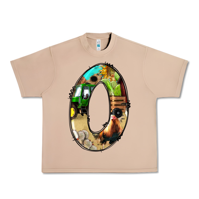 Farm Life Alphabet Numbers 0 Urban Heavy Tee by BundleAndBundleShop | Teevron