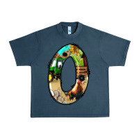 Midnight Navy farm life alphabet numbers 0 Urban Heavy Tee - BundleAndBundleShop