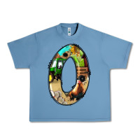 Pebble Blue farm life alphabet numbers 0 Urban Heavy Tee - BundleAndBundleShop