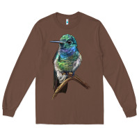 Chestnut Ruby Throcuted Hummingbird Long Sleeve Tee - LillyAllenDesigns