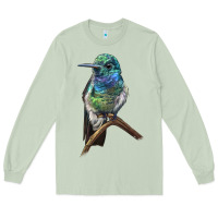 Matcha Ruby Throcuted Hummingbird Long Sleeve Tee - LillyAllenDesigns