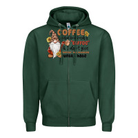 Sports Green coffee spelled backwards is eeffoc & i don't give Zipper Hoodie - MaliasSmallBusiness