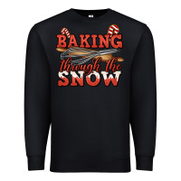 Black baking through the snow christmas Premium Sweatshirt - Jasminsmagicworld
