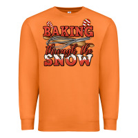 Carrot baking through the snow christmas Premium Sweatshirt - Jasminsmagicworld