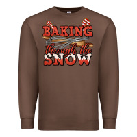 Chestnut baking through the snow christmas Premium Sweatshirt - Jasminsmagicworld
