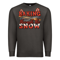 Smoke baking through the snow christmas Premium Sweatshirt - Jasminsmagicworld
