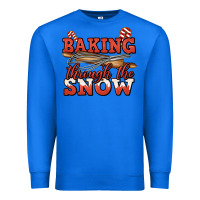 True Royal baking through the snow christmas Premium Sweatshirt - Jasminsmagicworld