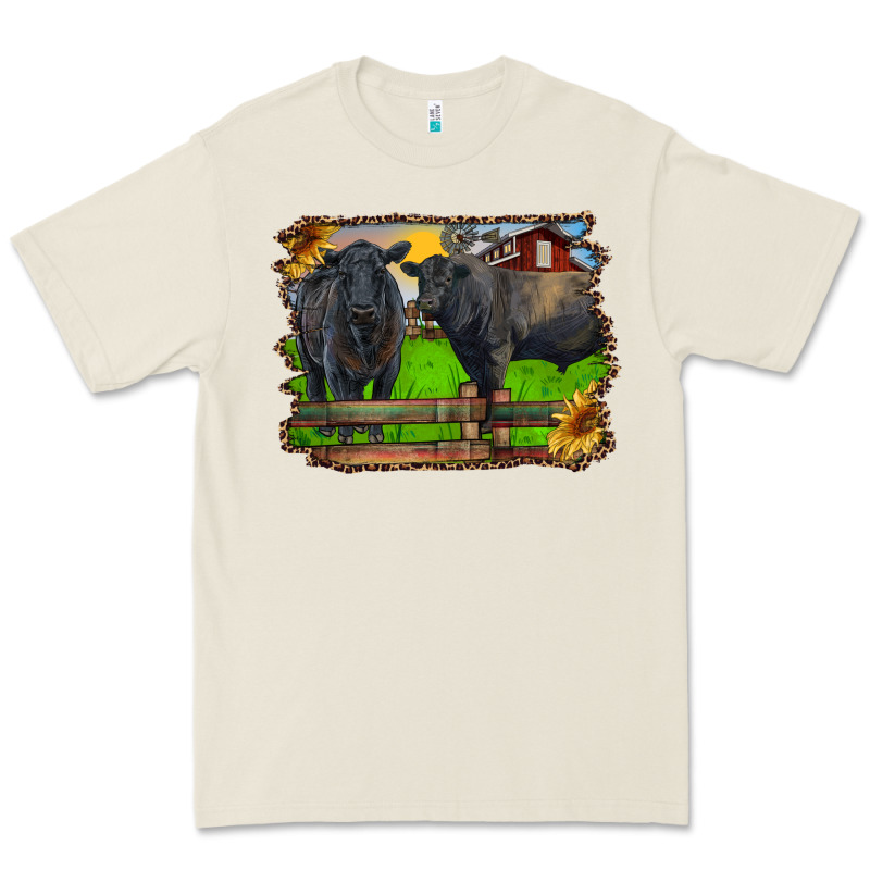 Black Angus Cattle And Bull In Barnyard Premium Tee by RanaPortraitStore | Teevron